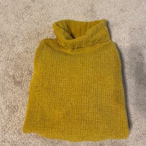 Oversized turtleneck sweater